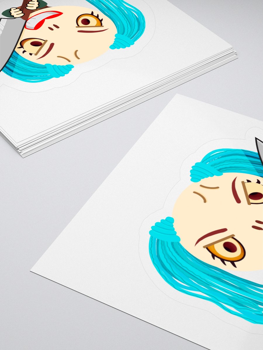 Miss Crazy Knife Sticker product image (10)