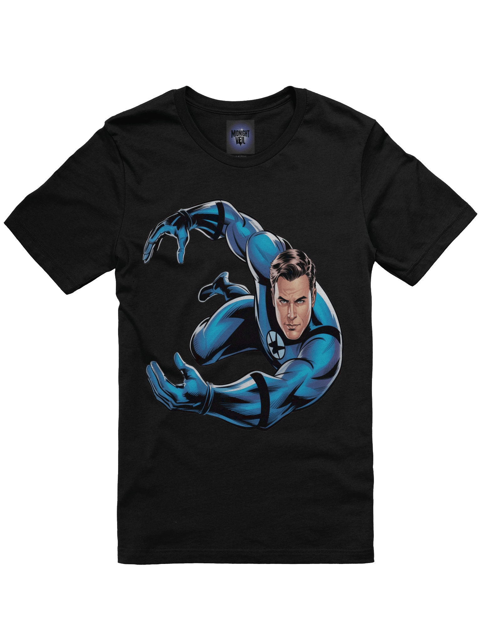 Mister Fantastic Lithe Limb Supersoft T-Shirt – Azure Stretch Sentinel product image (3)