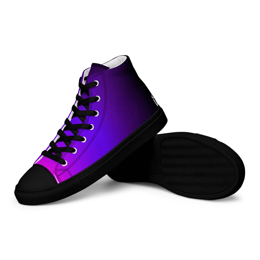 STRAIGHT VIBIN NEON COLOR FADE STYLE MEN'S CANVA SHOES product image (12)
