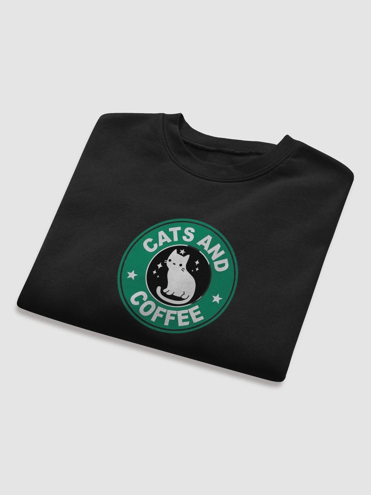 Cat Logo Women's Fleece Crop Sweatshirt product image (37)