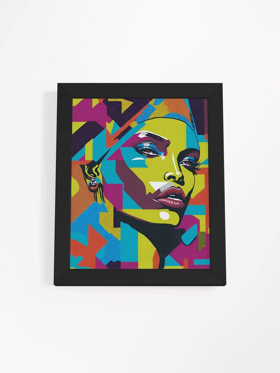 Vibrant Geometric Pop Art Framed Poster product image (10)