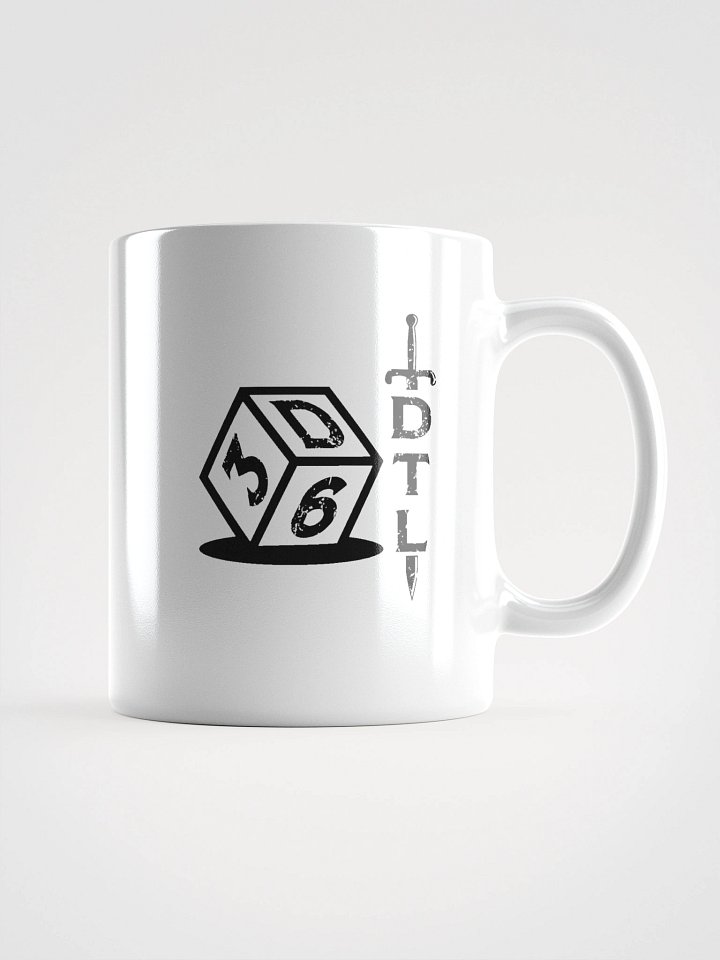 3d6 DTL Vertical Logo on Light Mug product image (5)