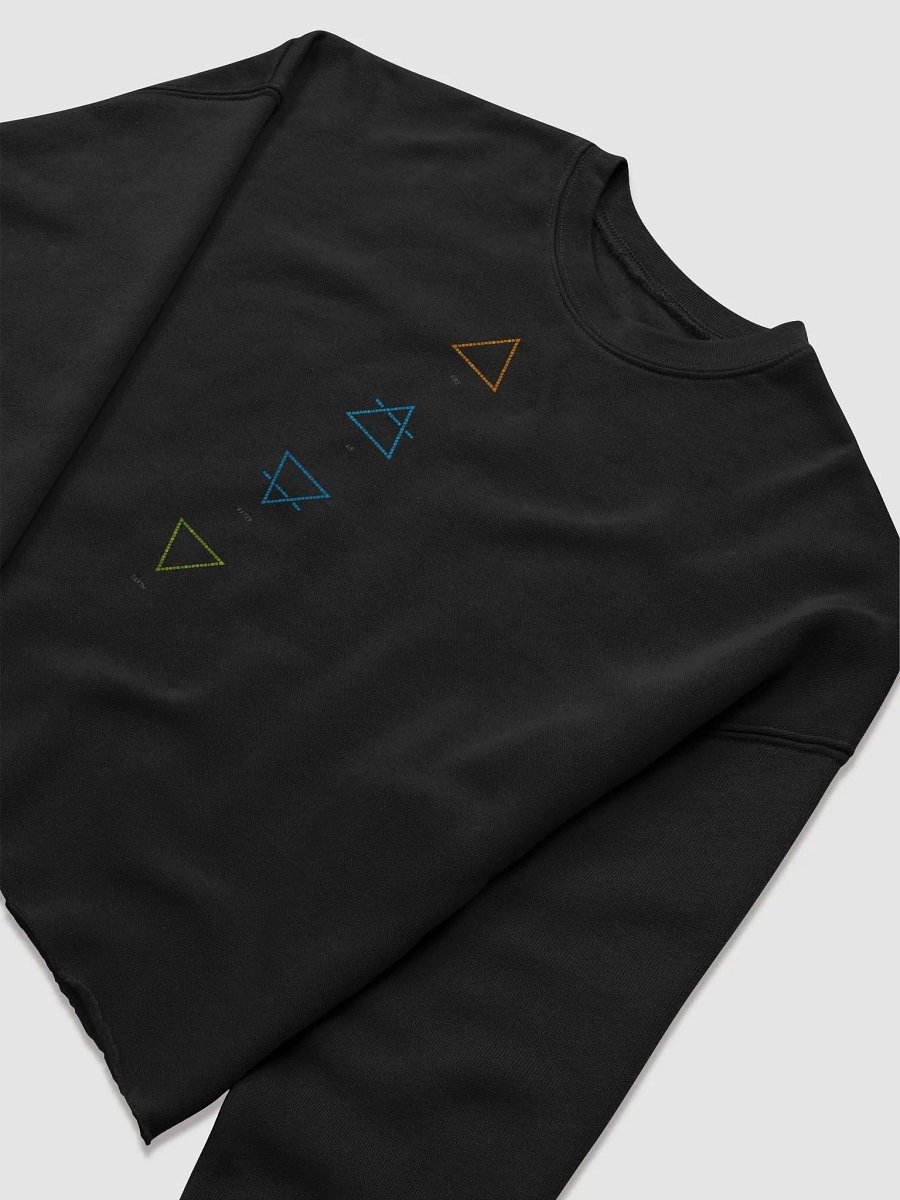Mystic Triangles Crop Sweatshirt product image (5)