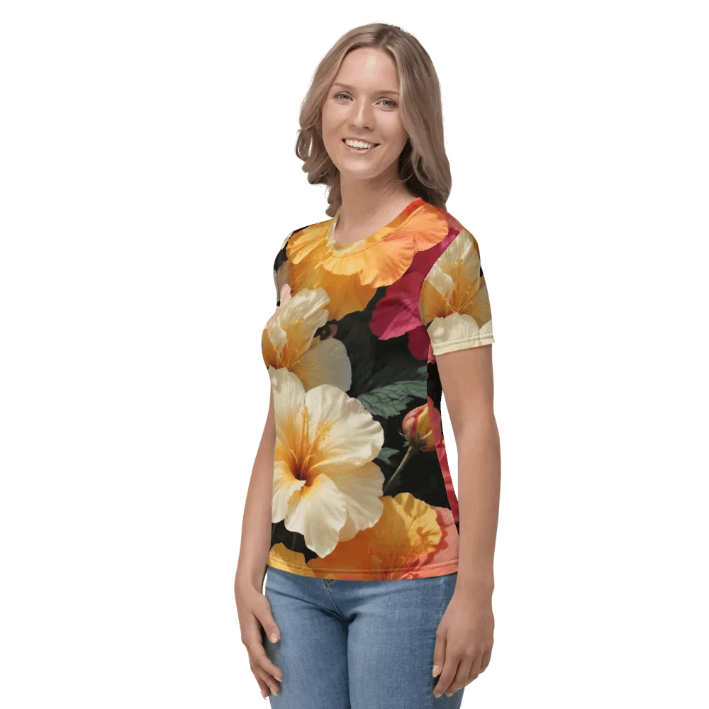 Hibiscus Serenade: Petal Perfect Tees product image (7)