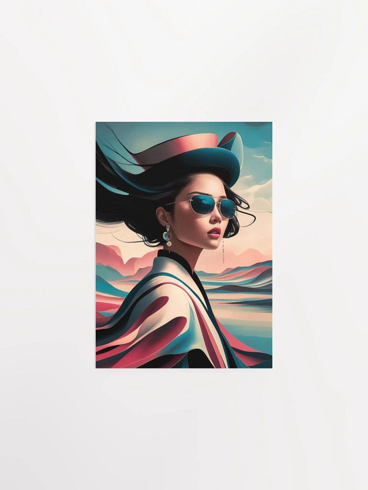 Abstract illustration of a Woman Poster - 23 product image (2)
