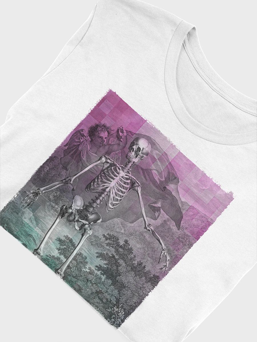 Skeleton Engraving Pixl Coloring T-Shirt product image (7)