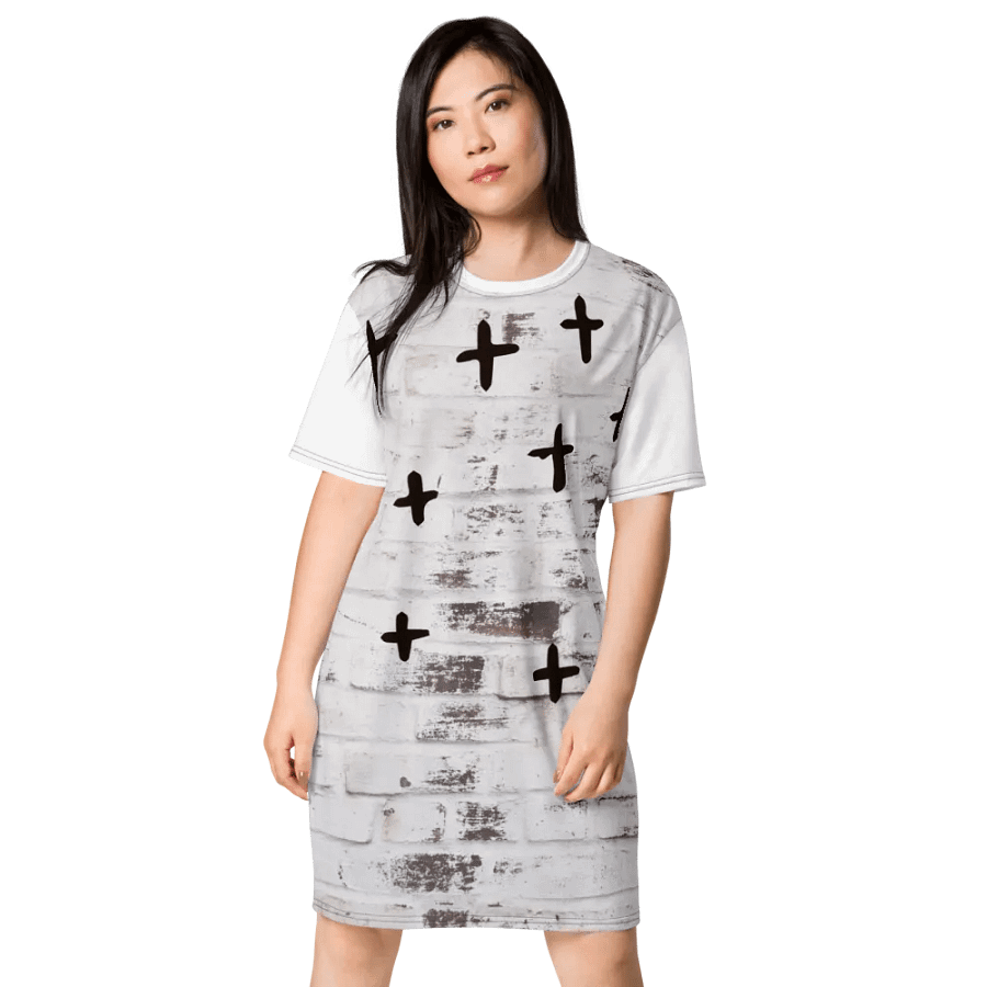 I see jesus sitted on the thrown T-shirts dress product image (4)