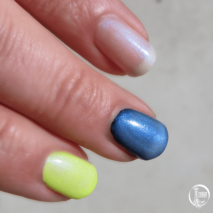 THE HITCHHIKER - Glow In The Dark Subtle Blue Shimmer Topper product image (4)