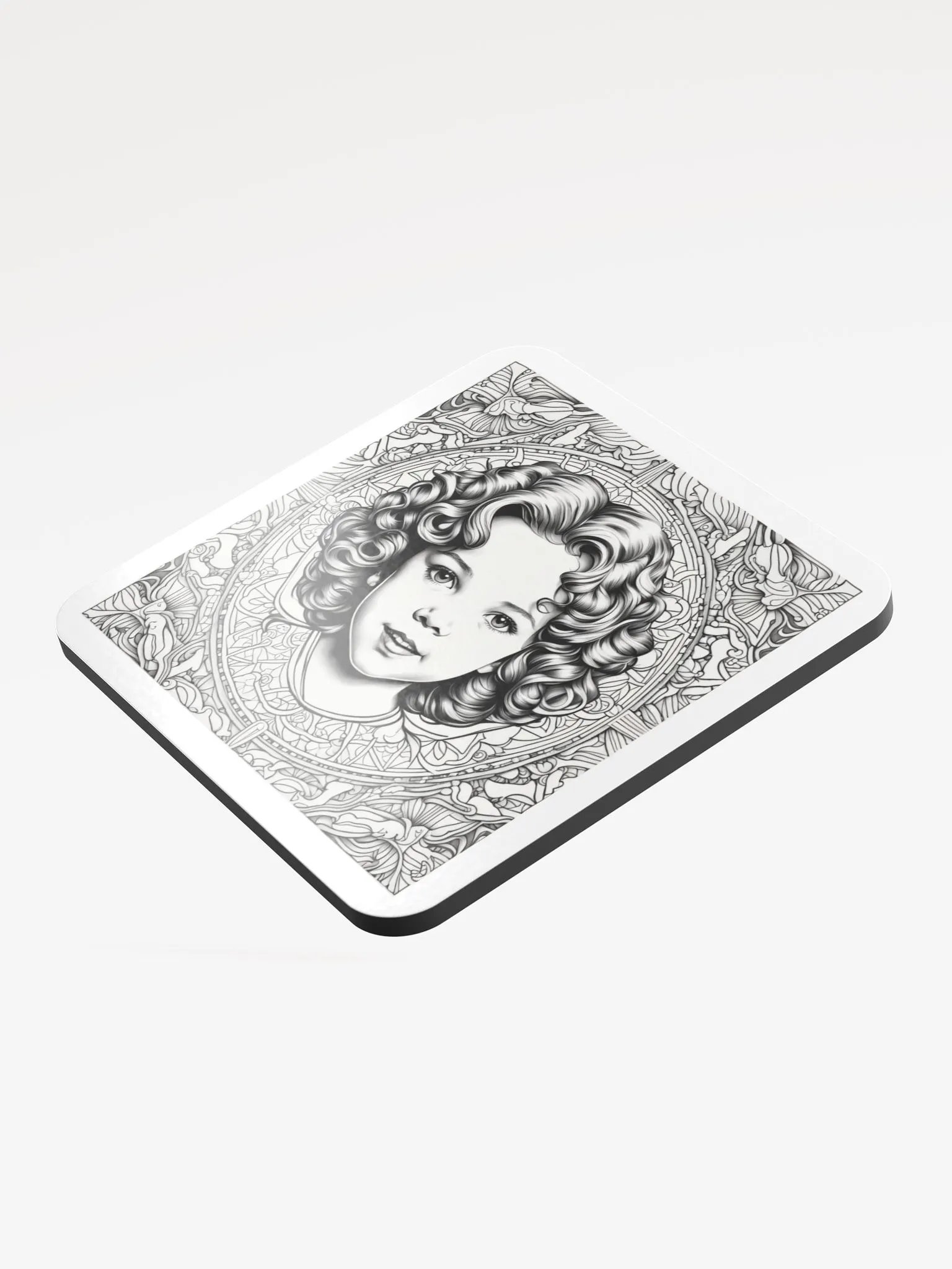 Curly Circles Cork Coaster product image (3)