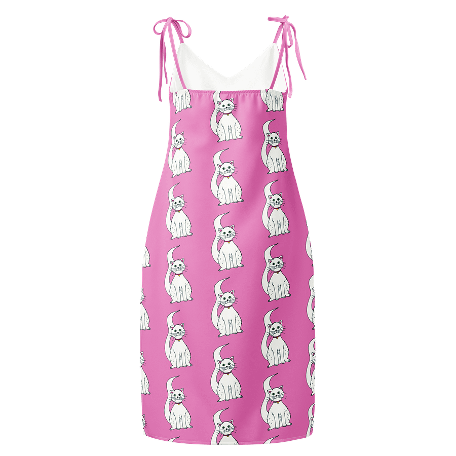 Cat (art by Dina R.) acrylic painting picture II. - Slip Dress product image (2)