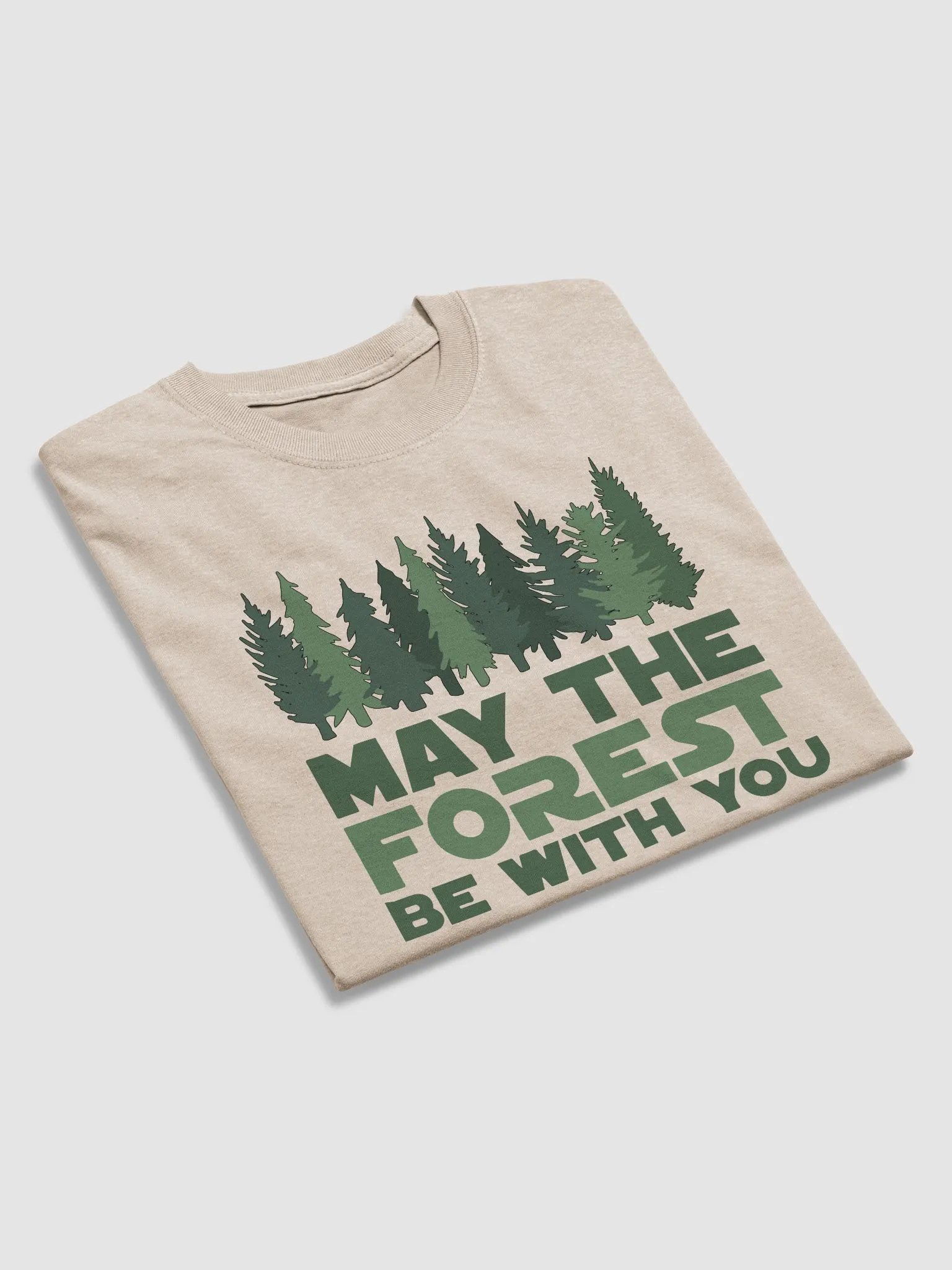May the FOREST Be With You Heavyweight Alt National Parks Star Wars Force T-Shirt product image (12)