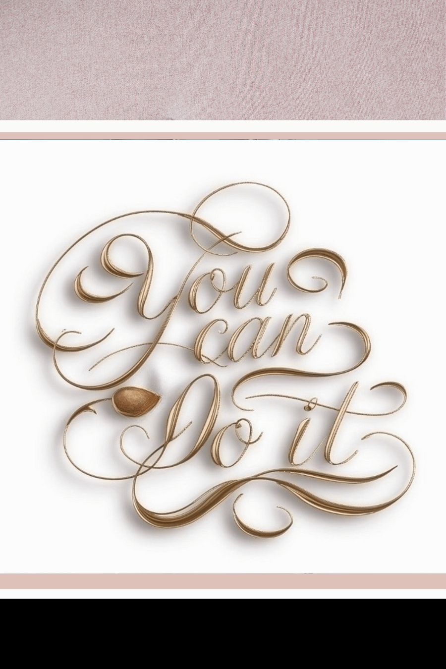 Self-Love Affirmation Art for Goal Manifestation and Self-Care - You Can Do It product image (1)