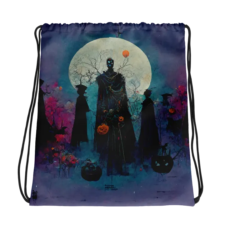 Moonlit Masquerade Drawstring Bag product image (1)
