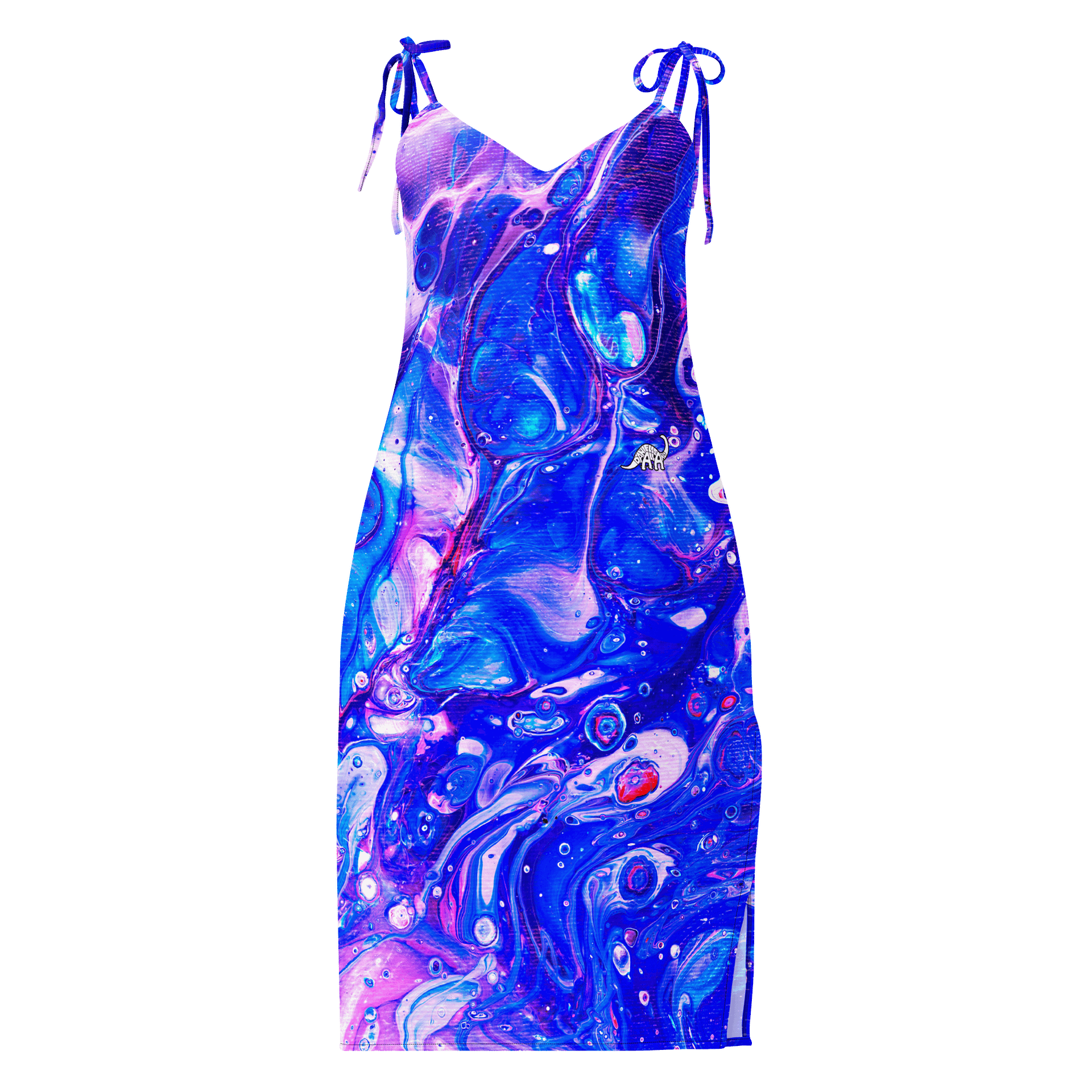 Bubblegum Fluid Acrylic Slip Dress product image (1)