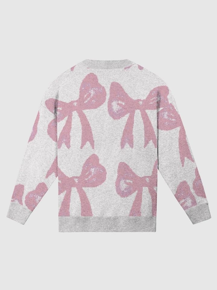 Pink Bow Knit Sweater product image (7)