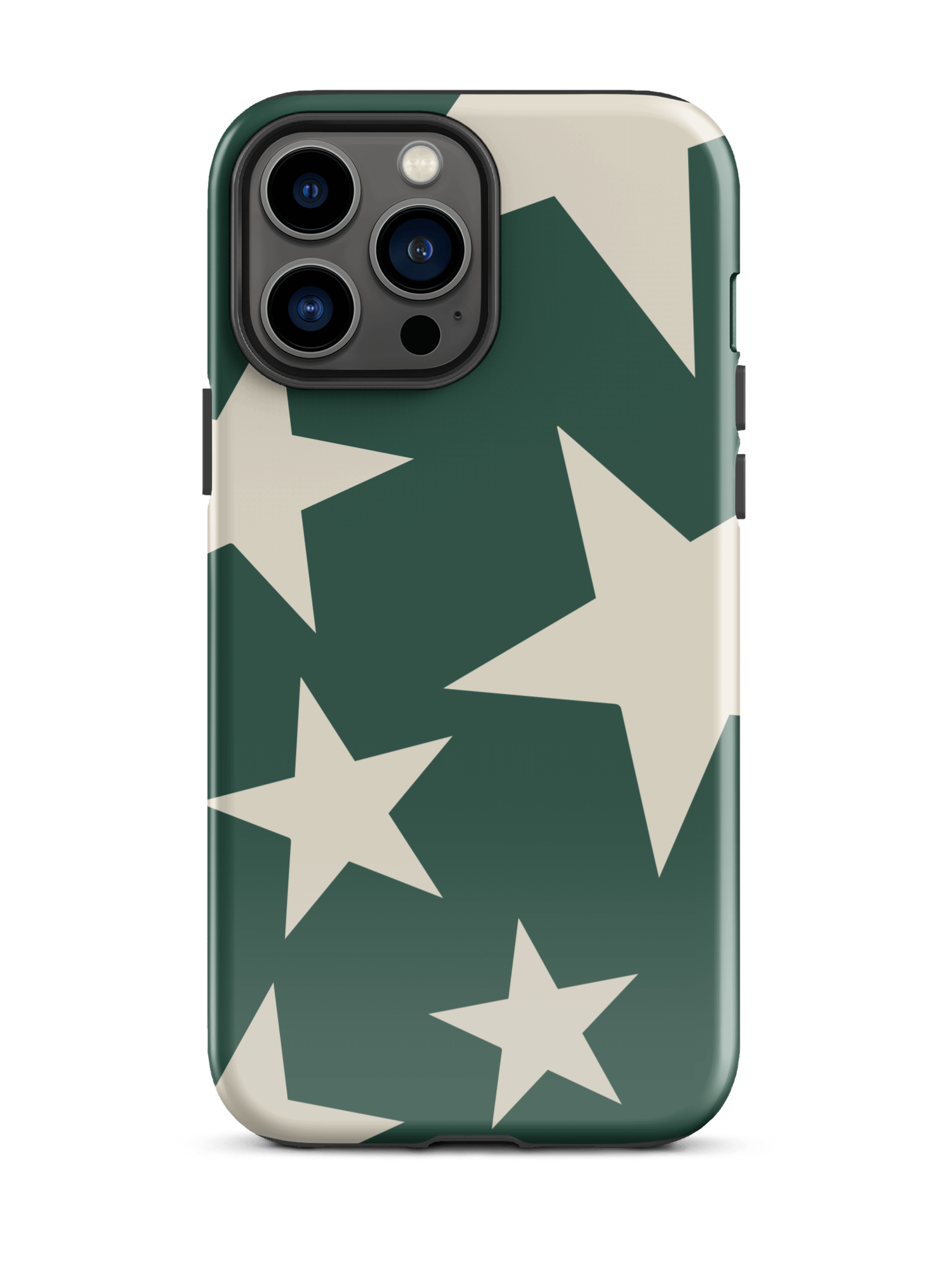 Big Ol' Stars Old Money Green iPhone Case product image (1)