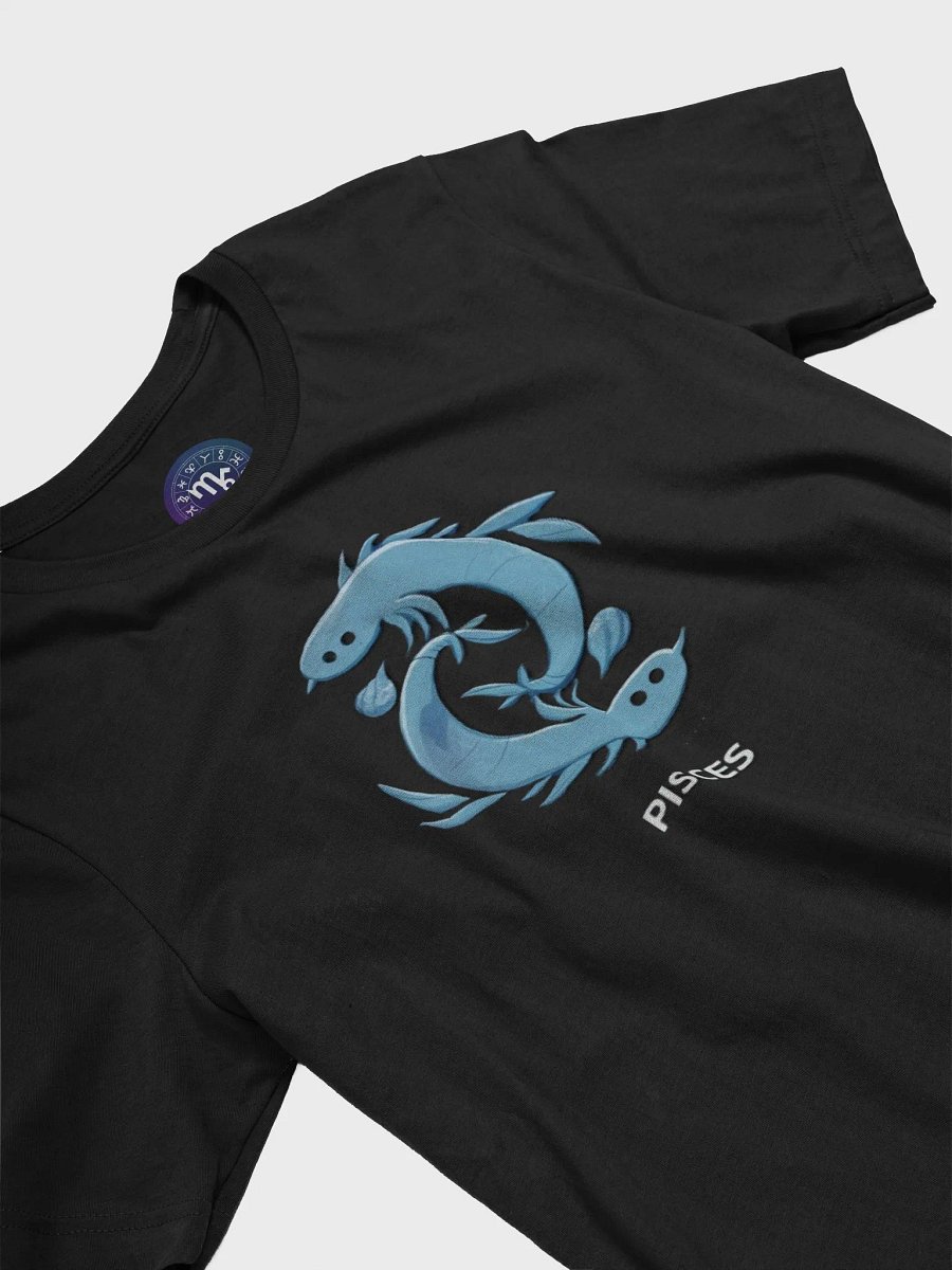 Pisces Zodiac Unisex Supersoft T-Shirt with Dual Fish Design product image (5)