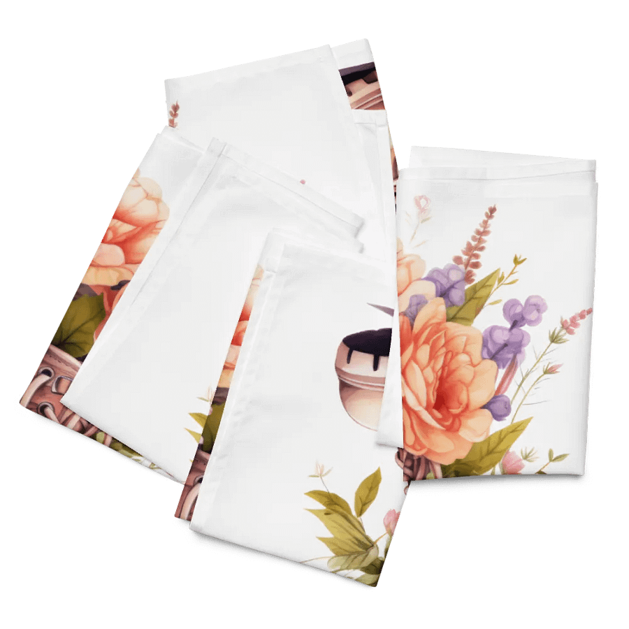 Floral Rugged Boots with Bouquet Napkins (4) product image (10)