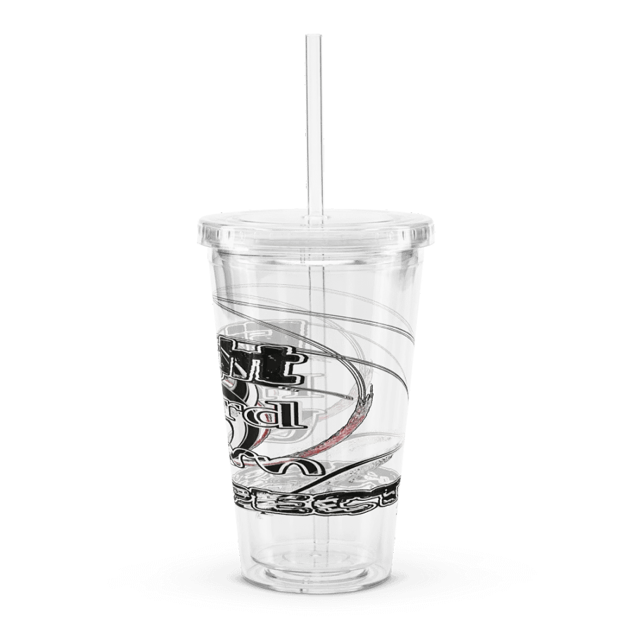 Fight Hard Earn Respect - Double Wall Clear Plastic Tumbler (16 oz) product image (4)