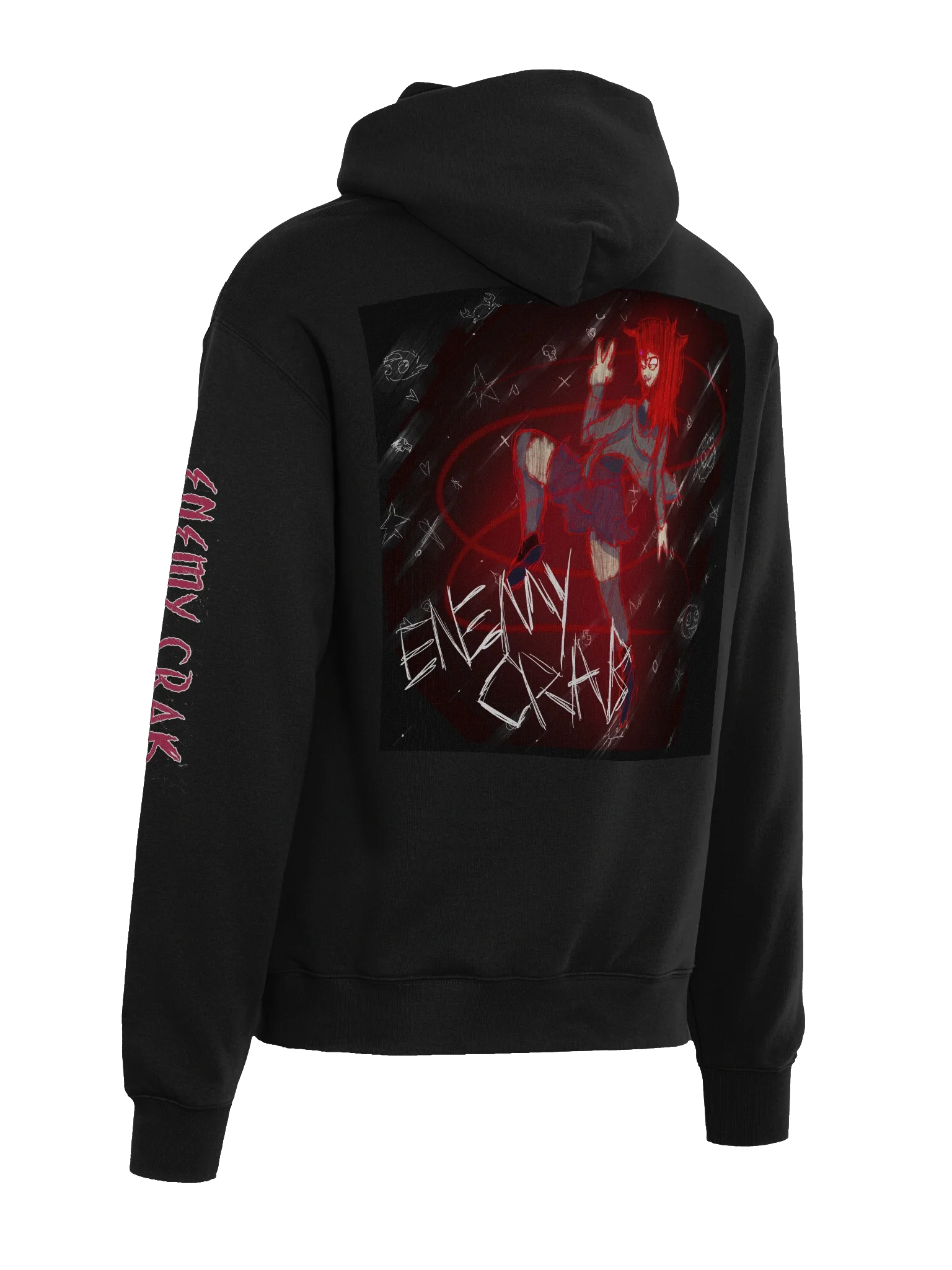 Kianfox Design Enemycrab Hoodie (Black) product image (6)