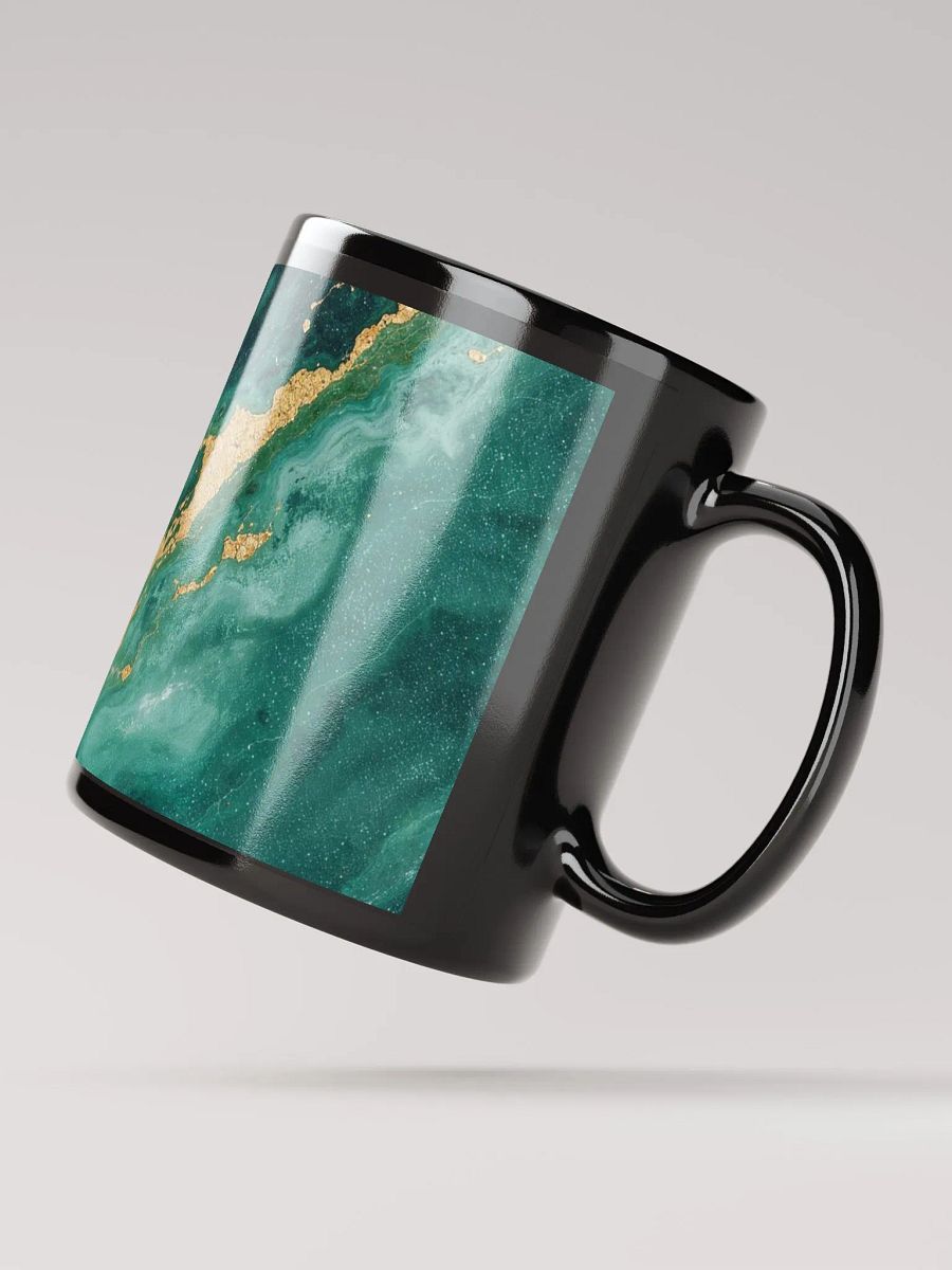 Elegant Emerald Marbled Mug product image (8)