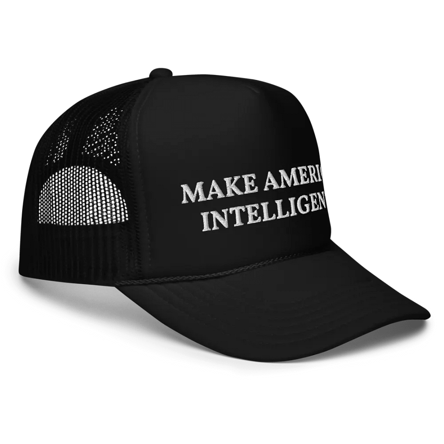 Make America Intelligent - Embroidered Trucker Cap product image (3)