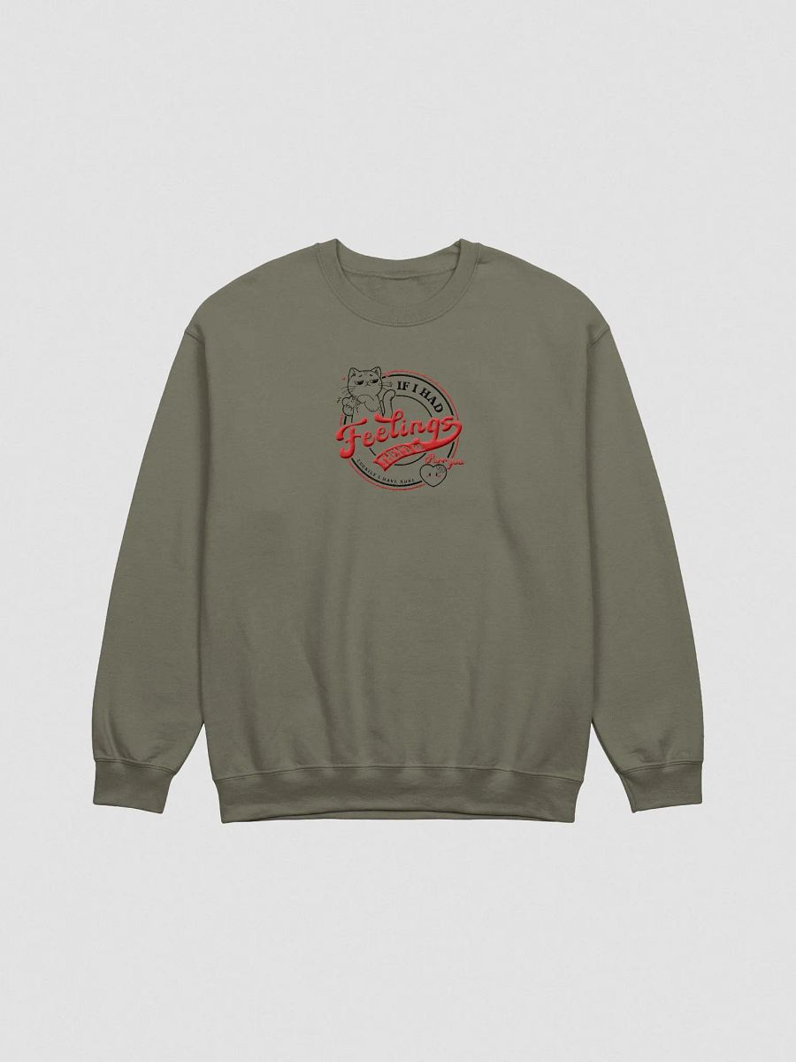 Paws Off My Heart - Embroidered BLACK Crewneck product image (2)