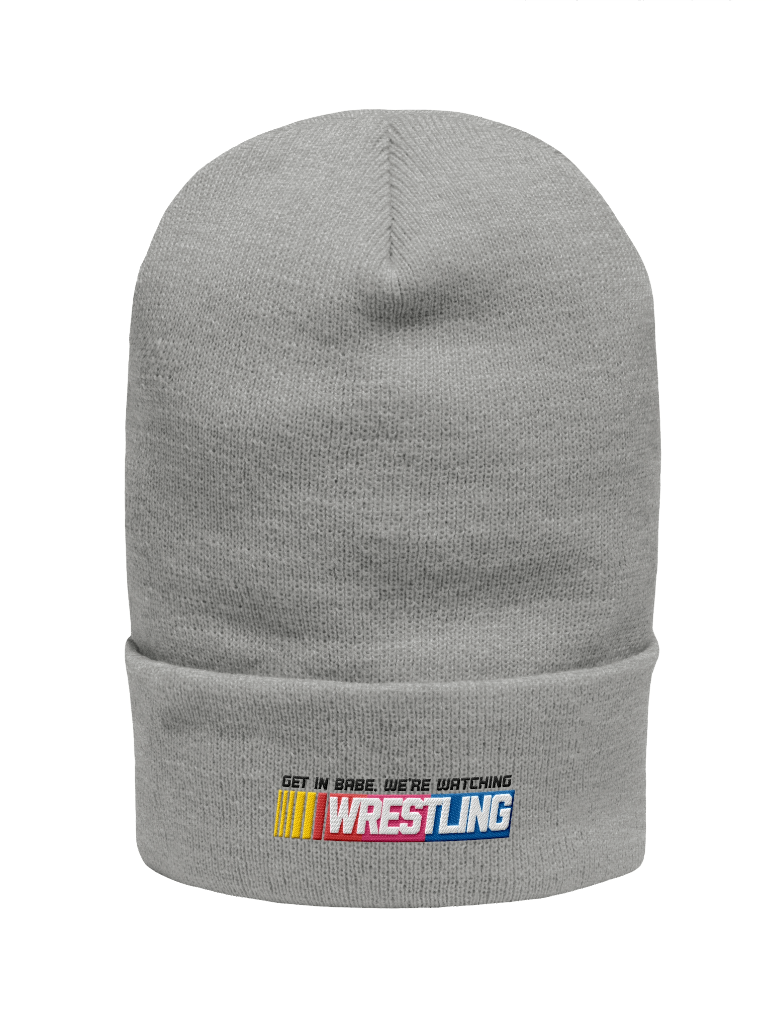 Trackside Baddie Embroidered Cuffed Beanie product image (1)