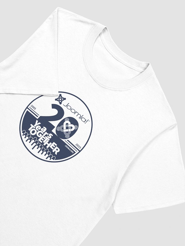 Joomla! 20th Anniversary Edition<br /> — Unisex Softstyle T-Shirt / Navy — product image (2)