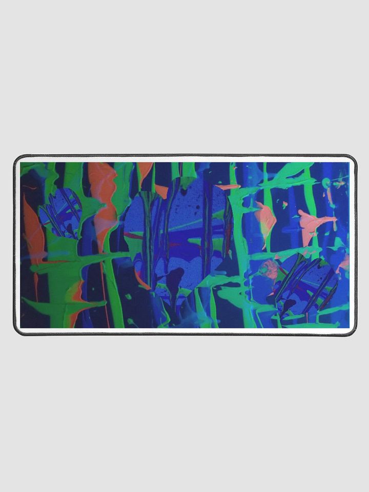 Blacklightlit abstract painting mousepads..feel the love product image (1)