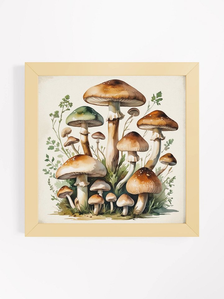 Enchanted Mushroom Grove Matte Poster product image (1)