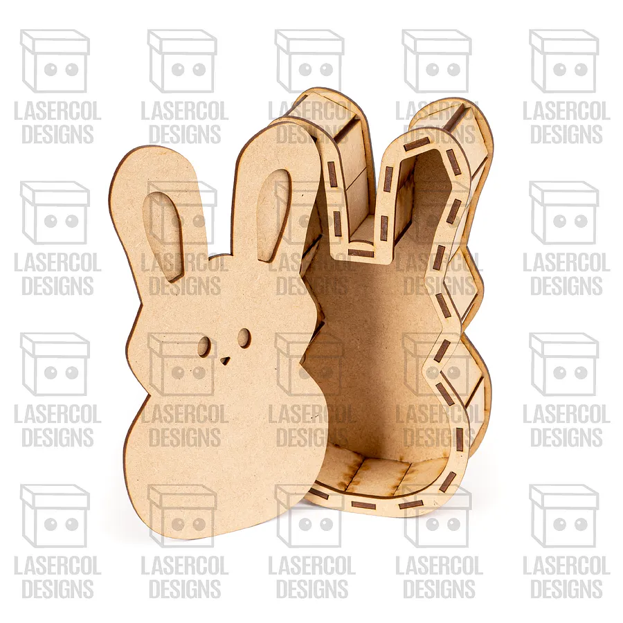 Easter Bunny Shaped Boxes Set 1 - Laser Cut Files product image (8)