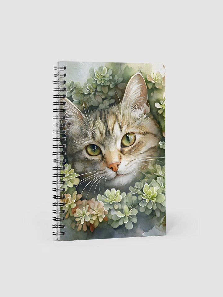 Sedum Cat Spiral Notebook product image (1)