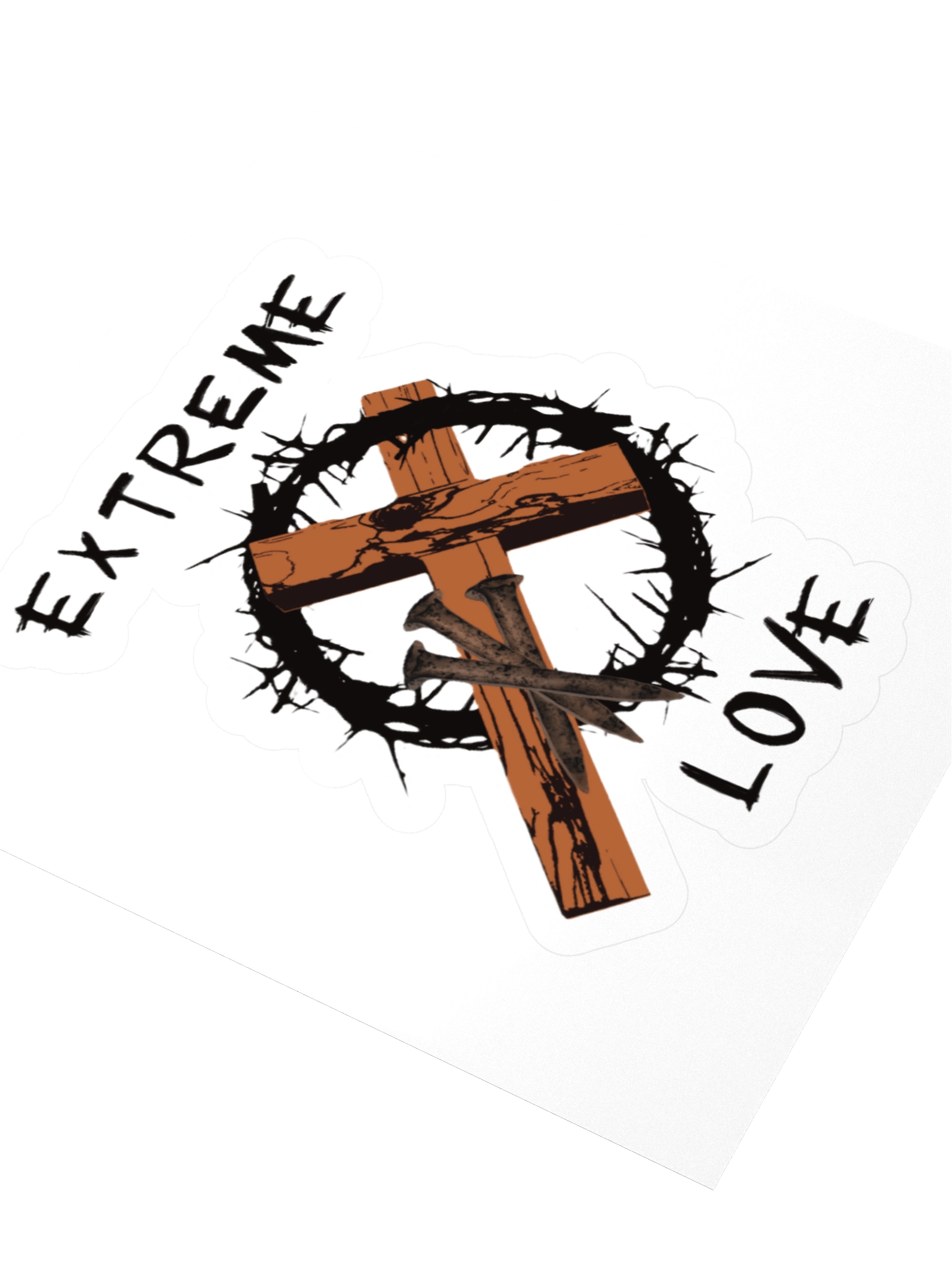 Extreme Love Cross Stickers product image (3)