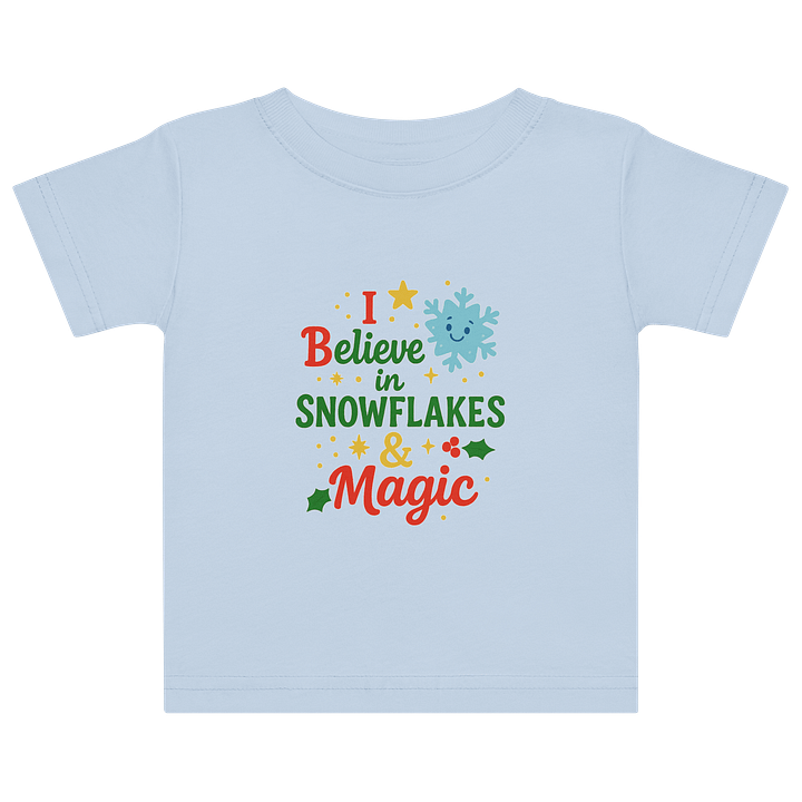 Snowflake Magic Baby Tee product image (1)