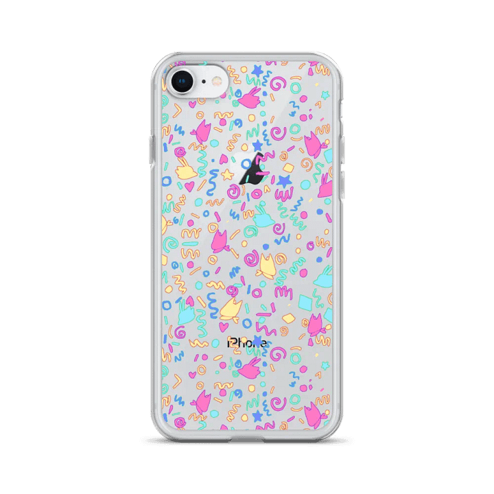 Arcade vibes clear iphone case product image (1)