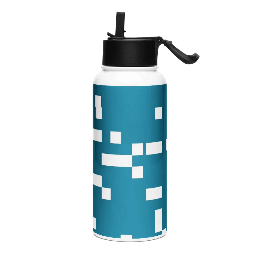 Pattern art 1 Teal Oasis Stainless Steel Bottle product image (3)