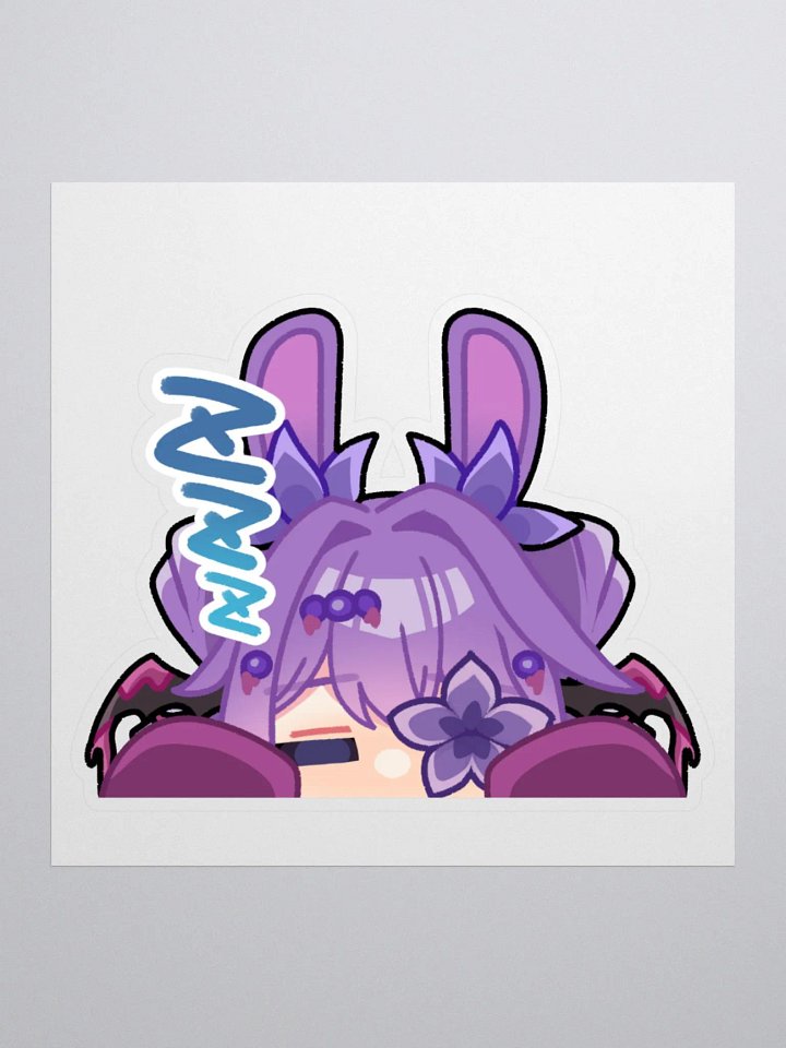 Sleeping Gremolin Peekaboo Sticker product image (1)