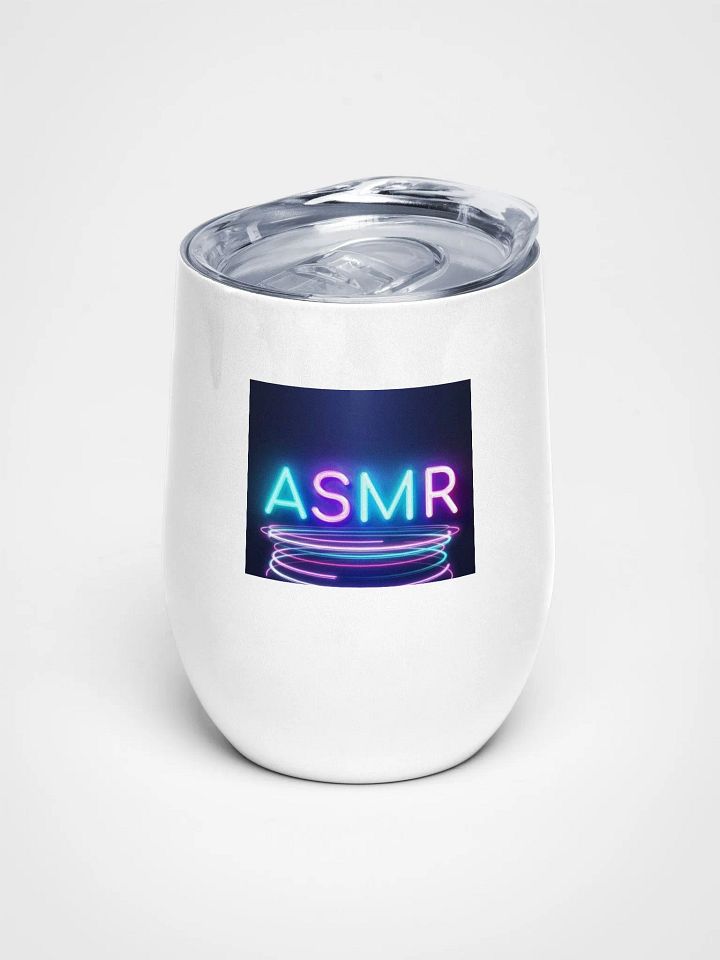 Neon ASMR Wine Tumbler product image (1)
