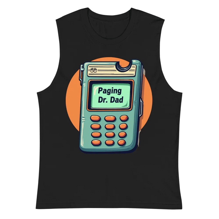 Dr. Dad Retro Pager Muscle Tank product image (3)
