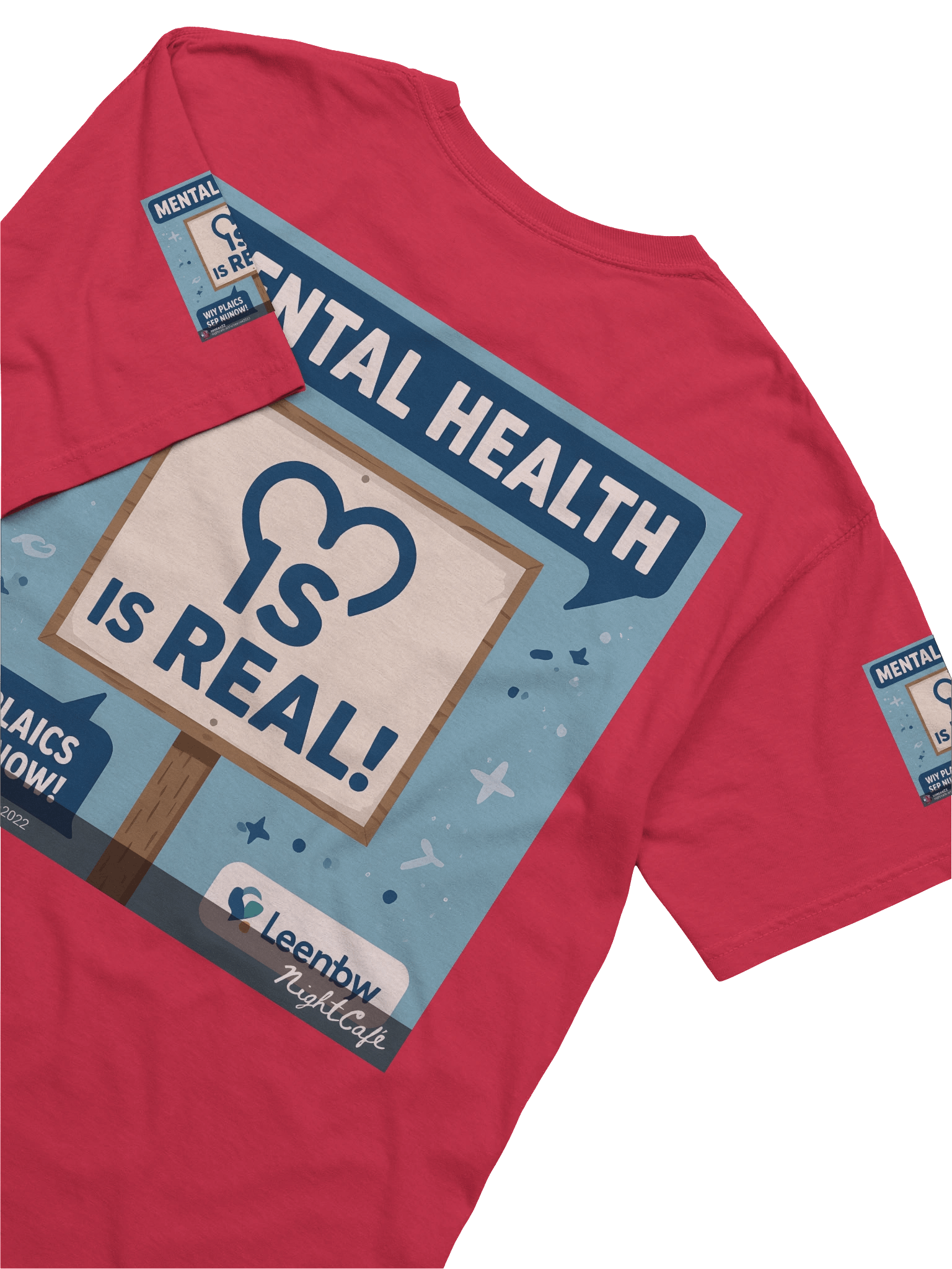 Heartfelt Mental Health Advocacy Tee product image (6)