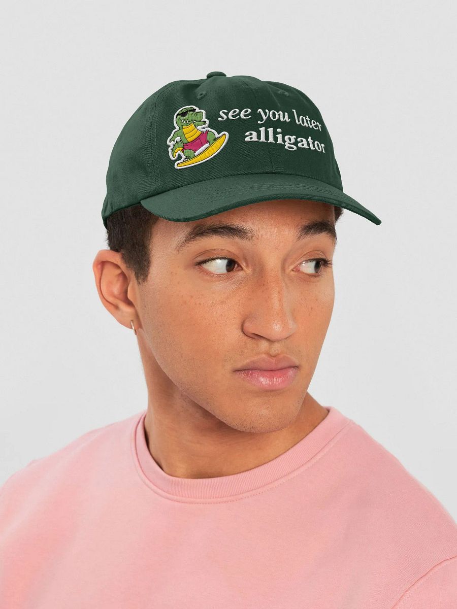 see you later alligator cap / hat - 100% cotton product image (1)