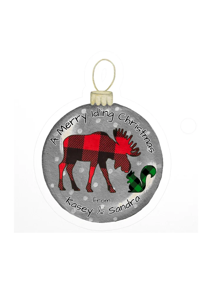 A Merry Idling Christmas Sticker product image (1)