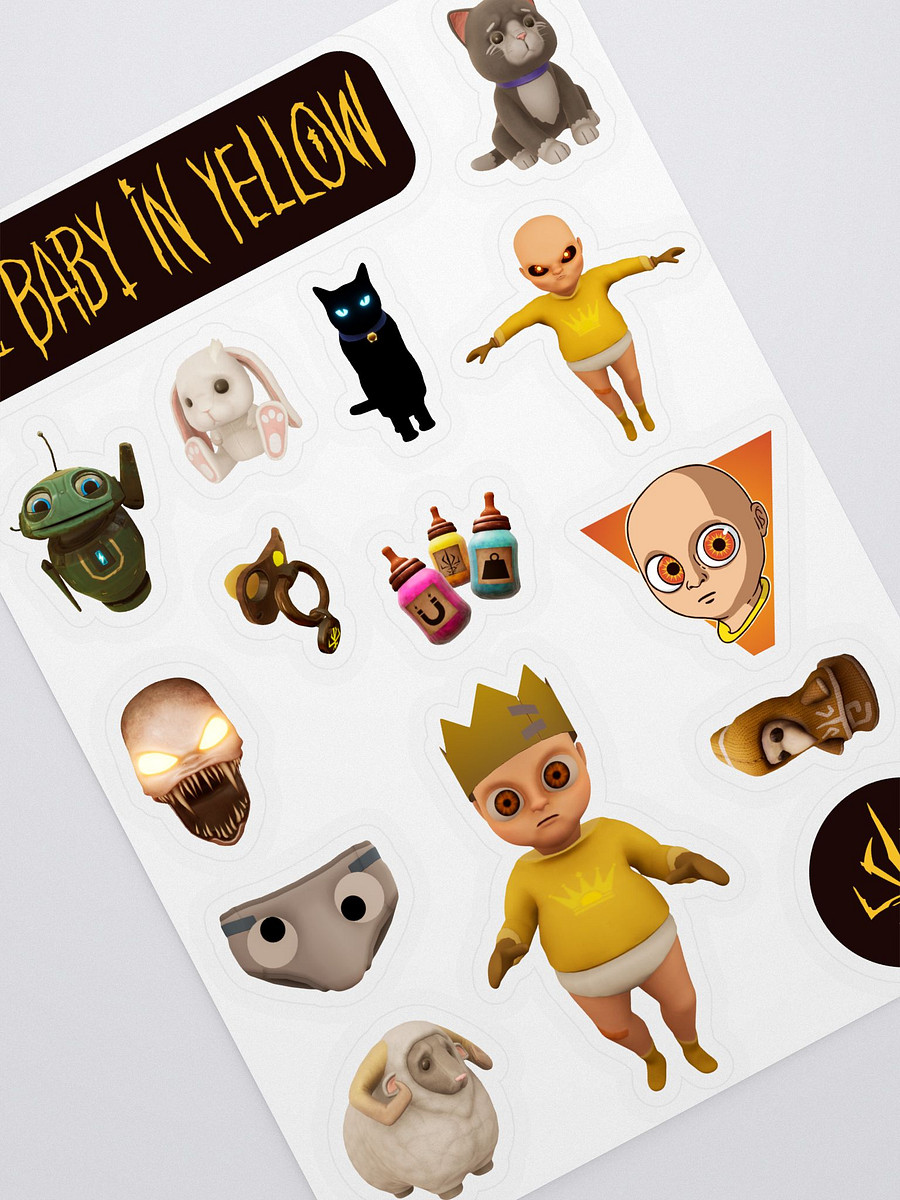 The Baby in Yellow Sticker Pack - TeamTerrible