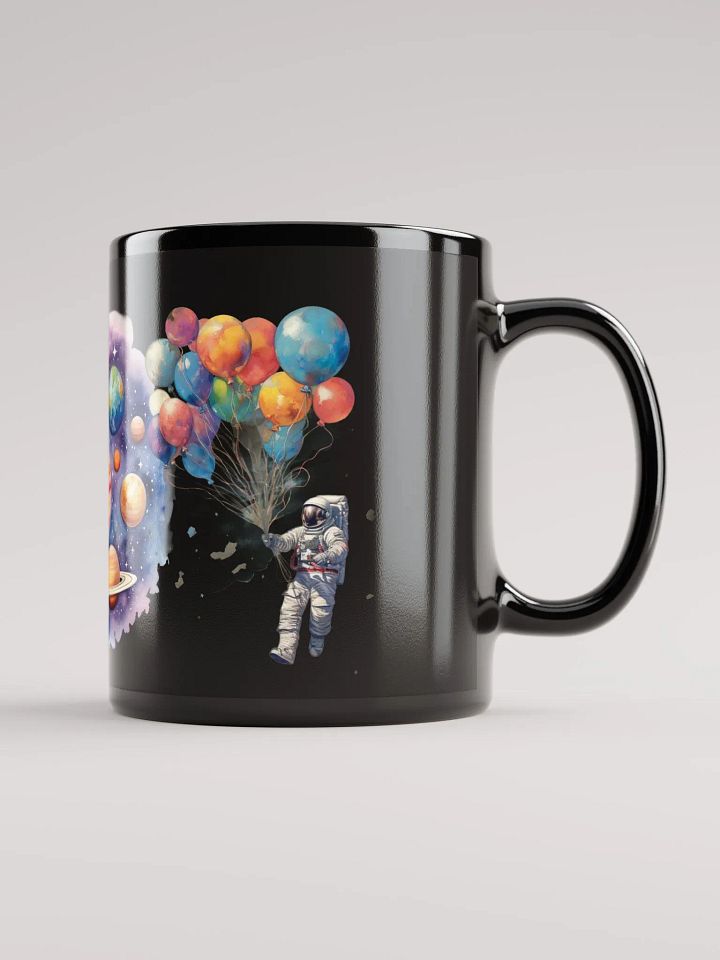 Astronaut Adventure Black Glossy Mug product image (1)