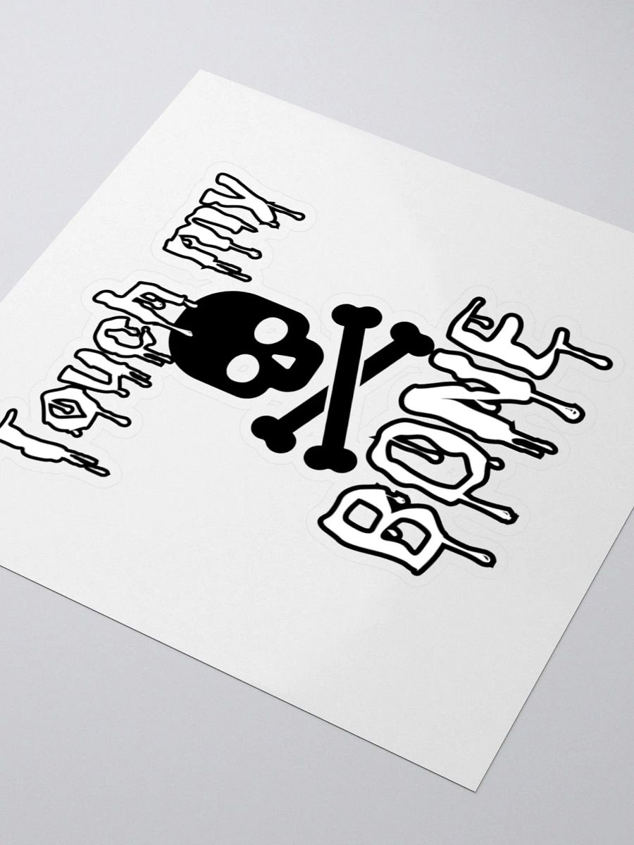 Touch My Bone, Sticker, Black product image (8)