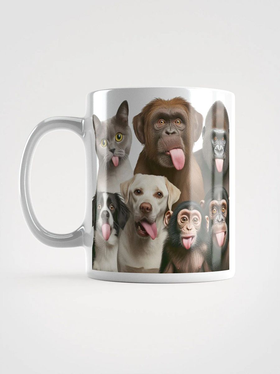 Rude Animal Group #Humorous Glossy Mug - White product image (6)
