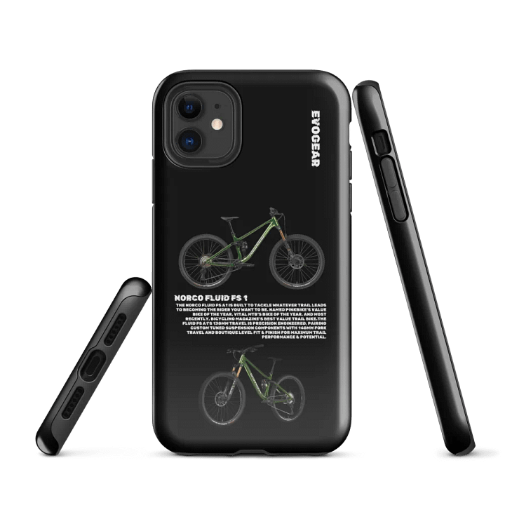 Black Fluid FS 1 iPhone Case product image (1)