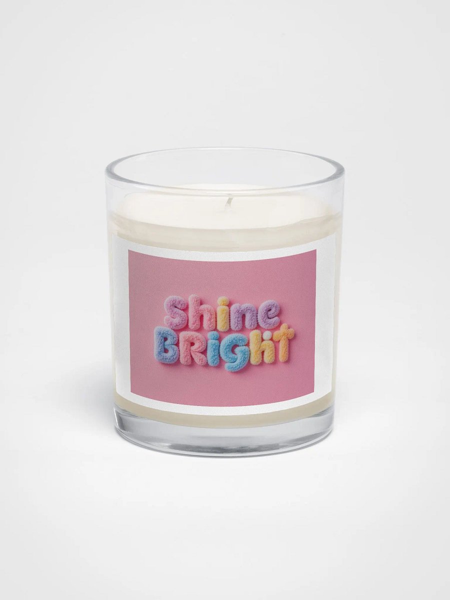 Fluffy 'Shine Bright' Soy Wax Candle product image (1)
