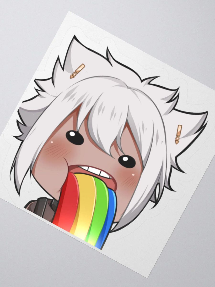 Bellyr Adsala "Rainbow Vomit" Kiss-Cut Sticker product image (3)
